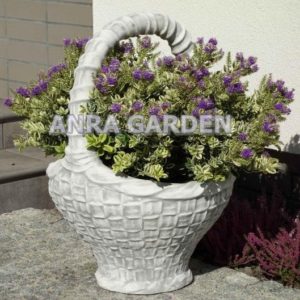 Set of 2 Flower Pots Baskets