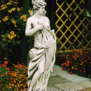 Concrete statue of Diana