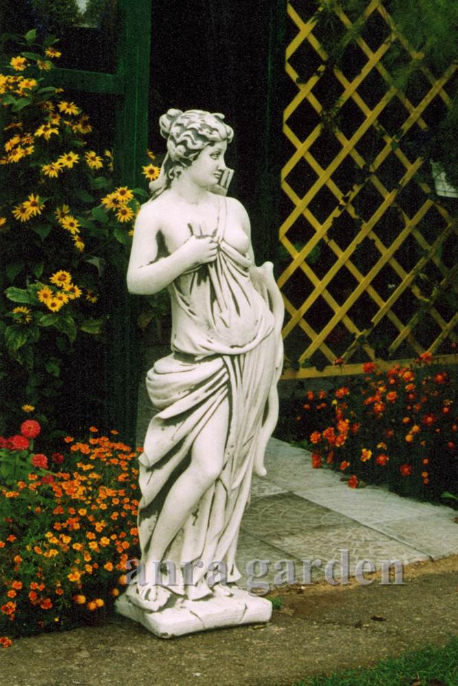Concrete statue of Diana