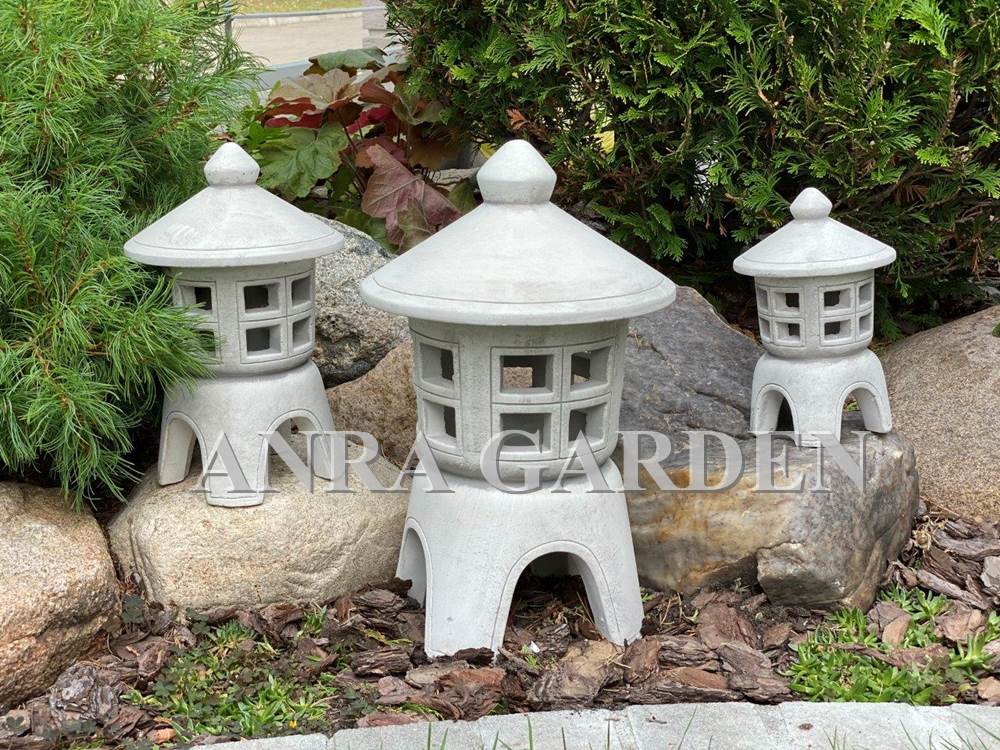Pagoda , lampa ogrodowa kpl. 3 sztuk